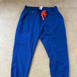 Zamora Jogger Scrub Pant. Size M. Dark Royal Blue.